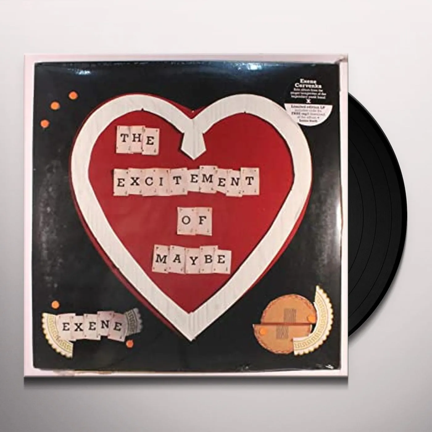 Exene Cervenka EXCITEMENT OF MAYBE Vinyl Record