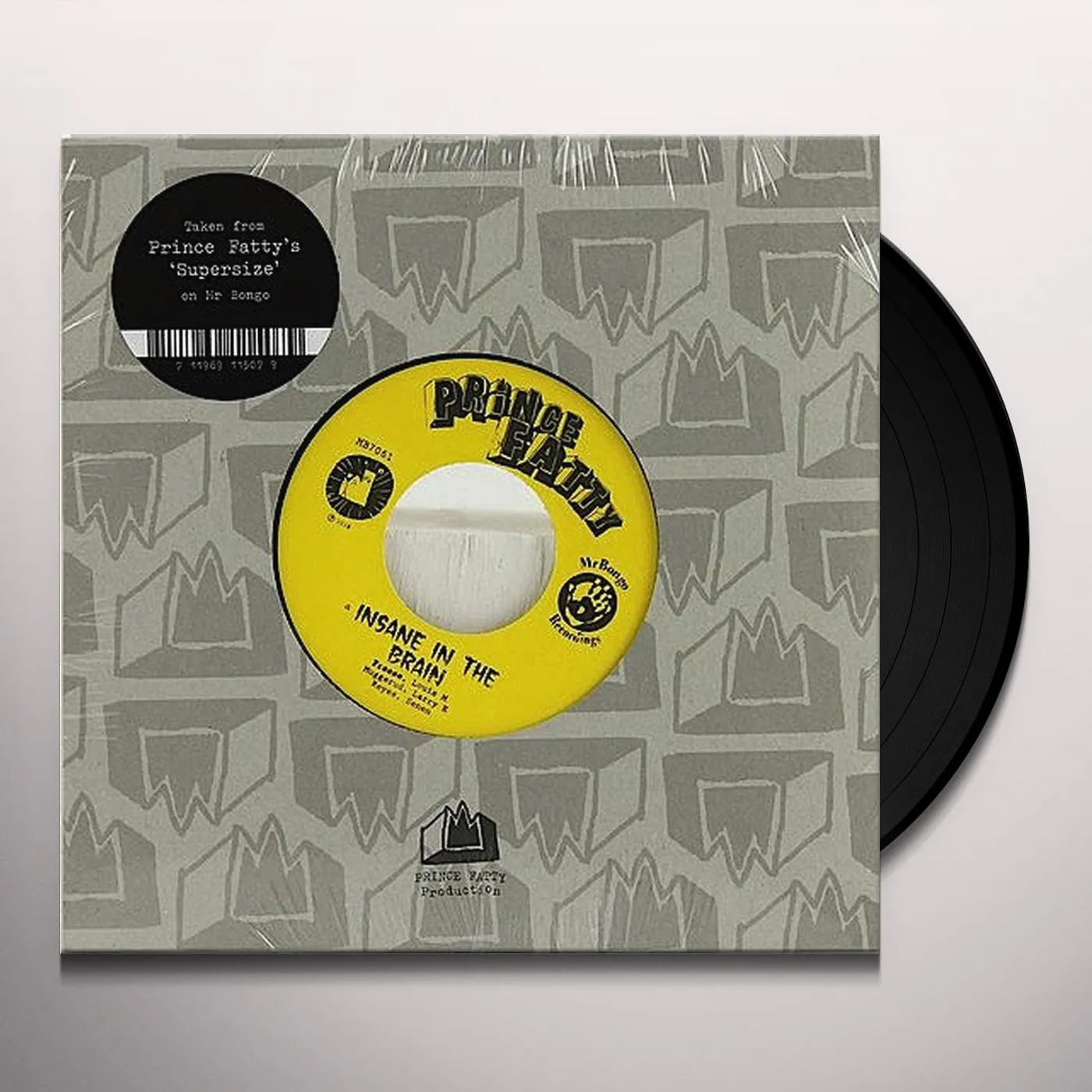 Prince Fatty INSANE IN THE BRAIN Vinyl Record - UK Release