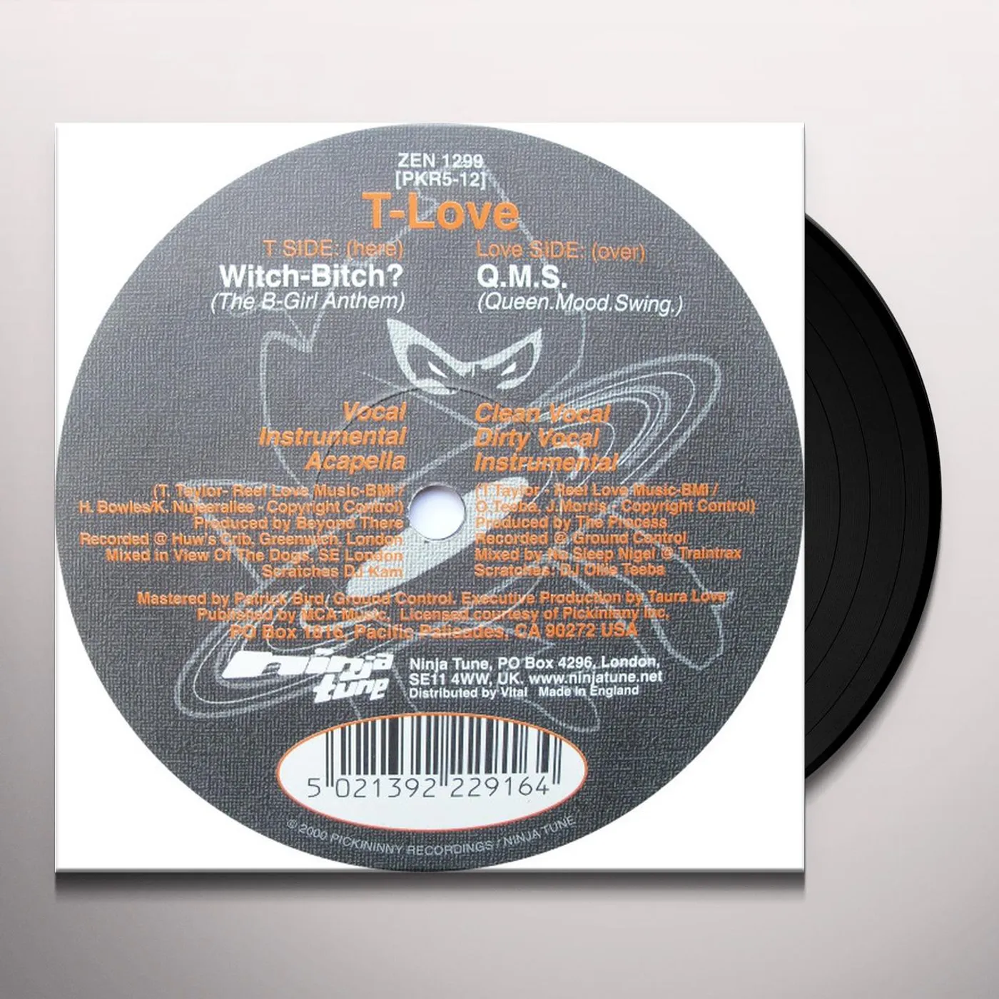 T-Love QMS Vinyl Record - UK Release