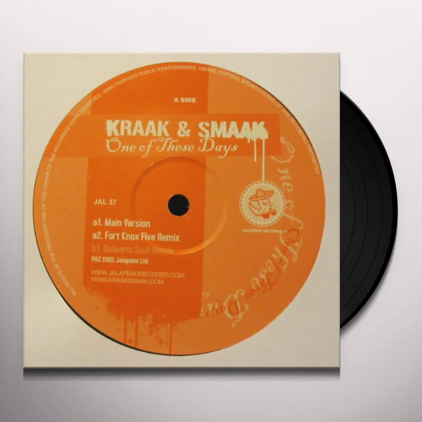 Kraak & Smaak ONE OF THESE DAYS Vinyl Record - UK Release