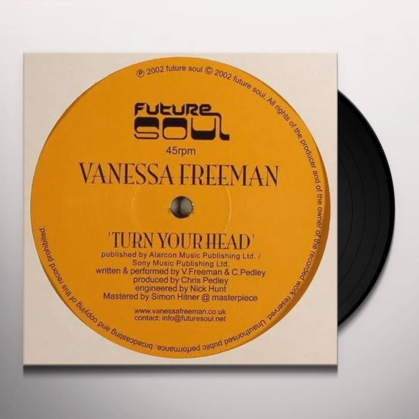 Vanessa Freeman TURN YOUR HEAD Vinyl Record - UK Release