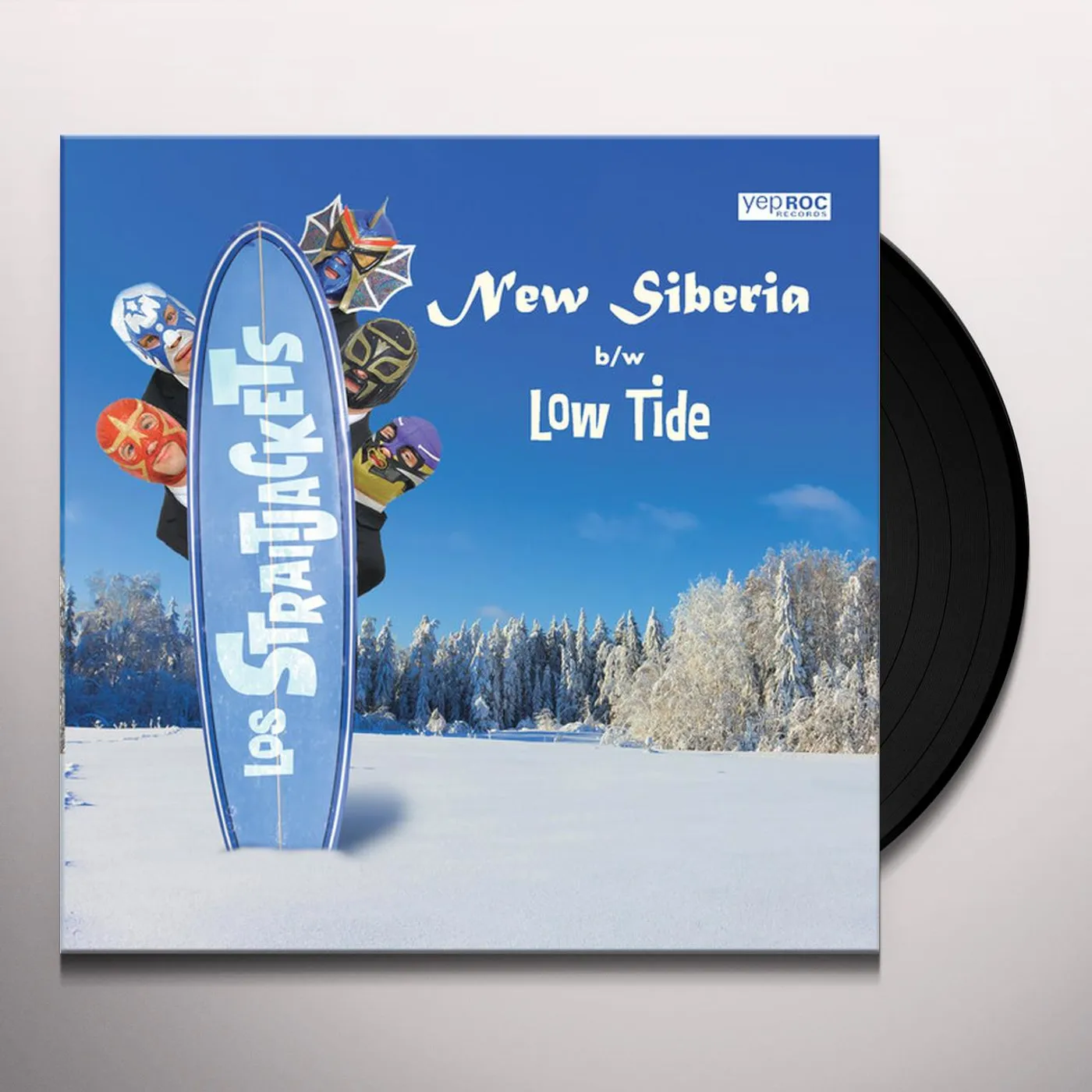Los Straitjackets NEW SIBERIA B/W LOW TIDE Vinyl Record