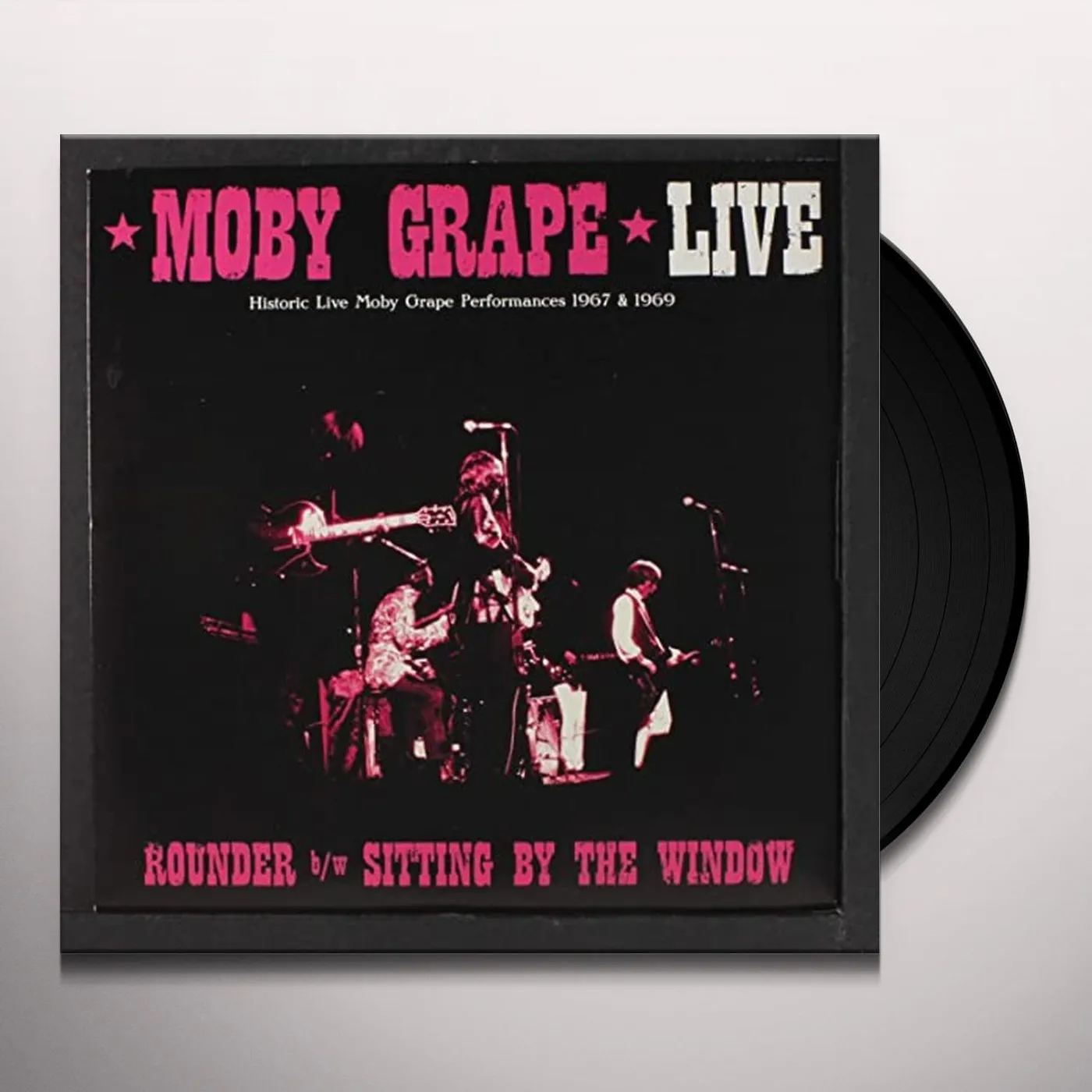 Moby Grape LIVE: ROUNDER / SITTING BY THE WINDOW Vinyl Record