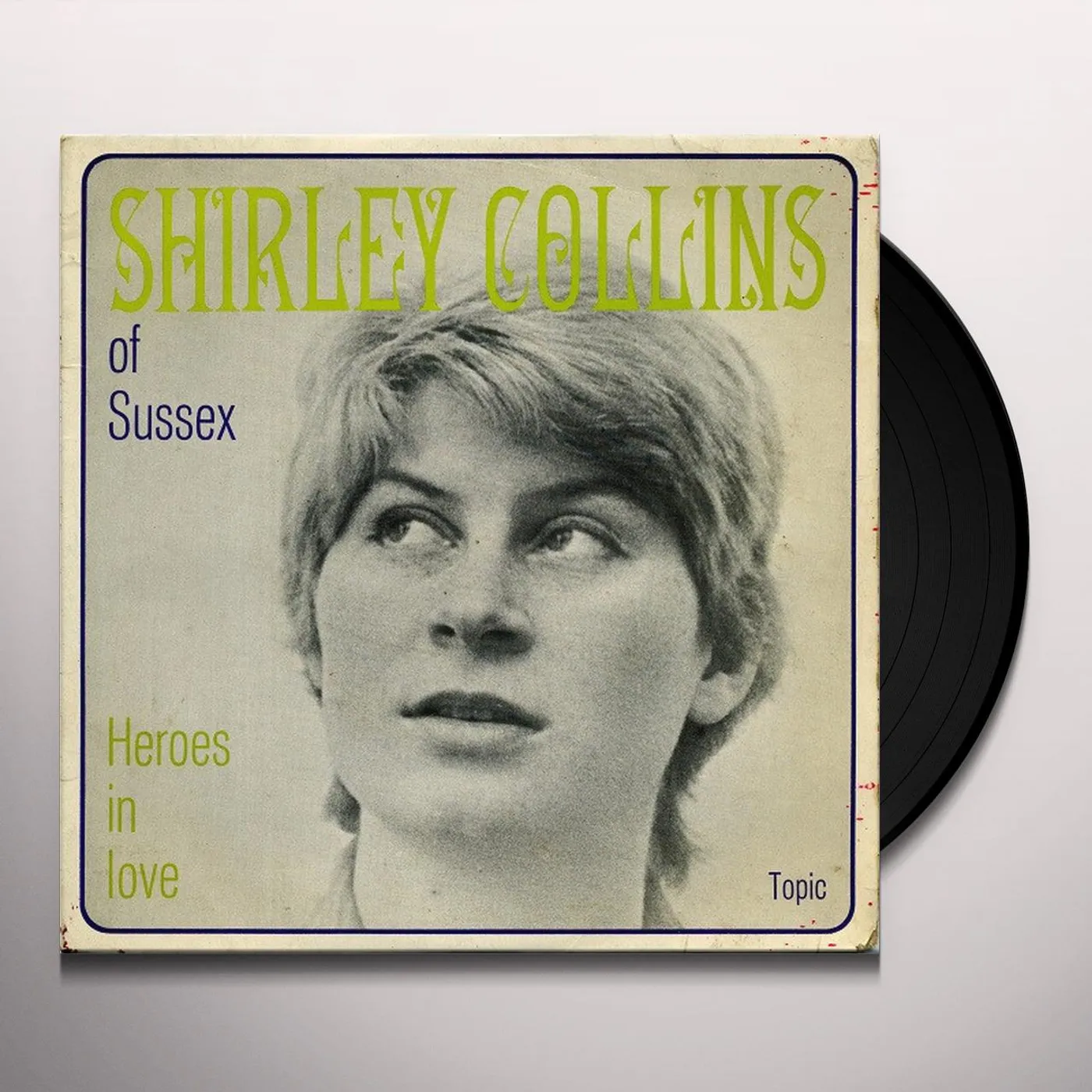 Shirley Collins HEROES IN LOVE Vinyl Record - UK Release