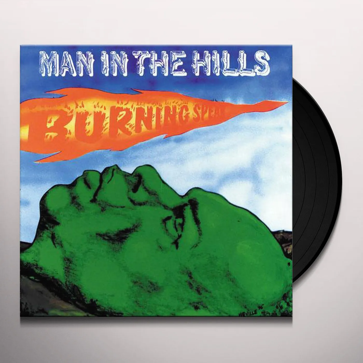 Burning Spear MAN IN THE HILLS Vinyl Record - Holland Release