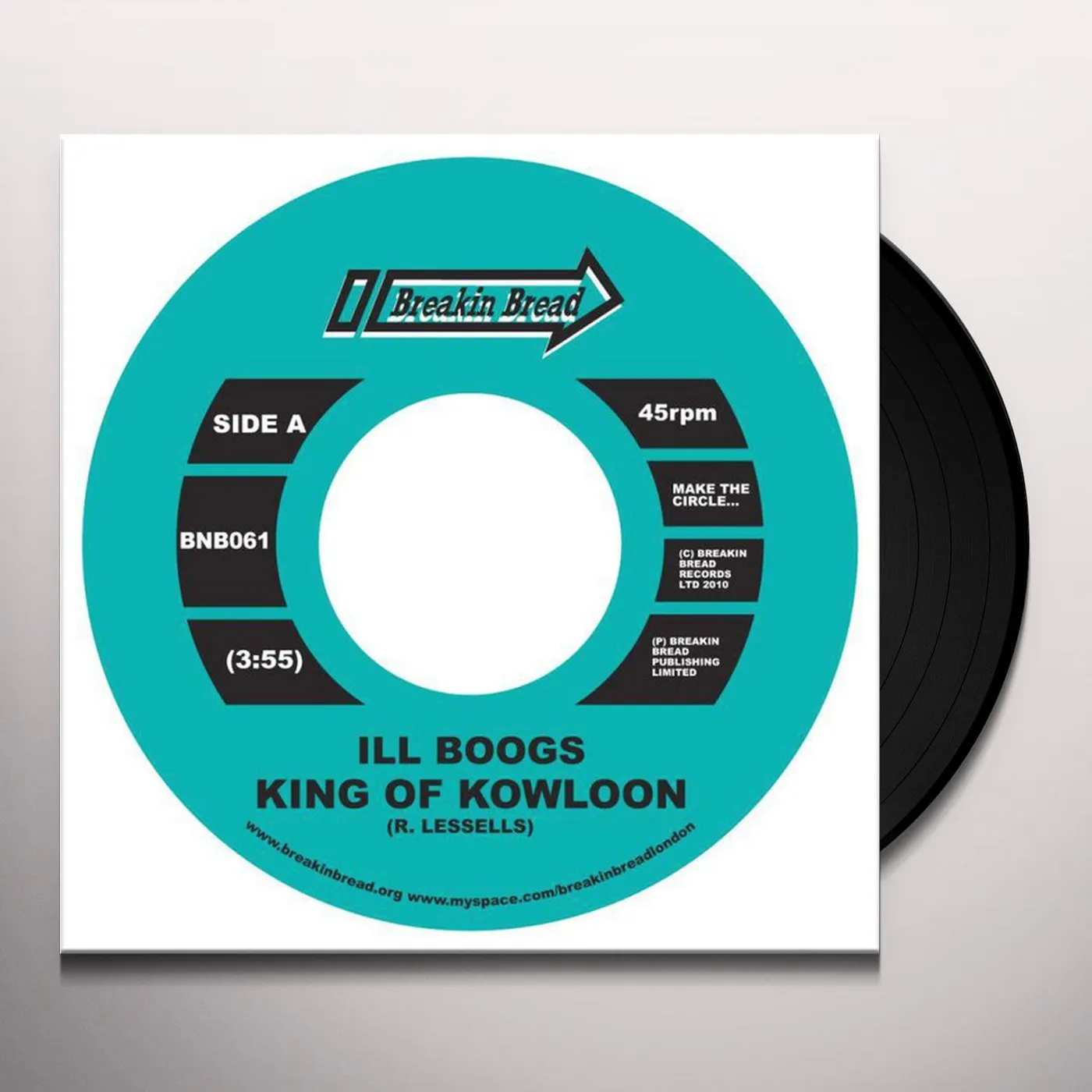 Ill Boogs KING OF KOWLOON/ON THE ROCKS Vinyl Record - UK Release