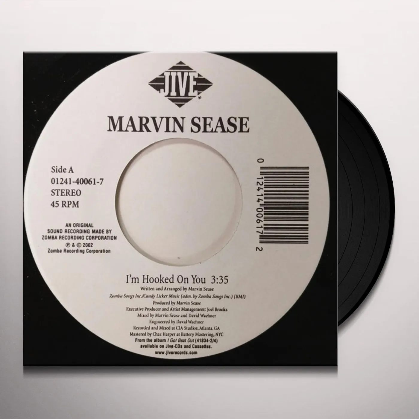 Marvin Sease I'M HOOKED ON YOU / DO YOU QUALIFY Vinyl Record