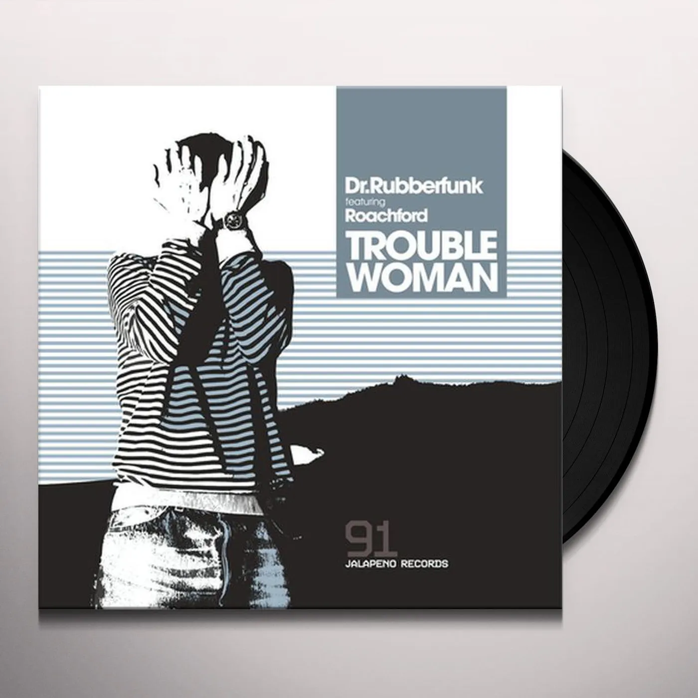 Dr Rubberfunk TROUBLE WOMAN Vinyl Record - UK Release