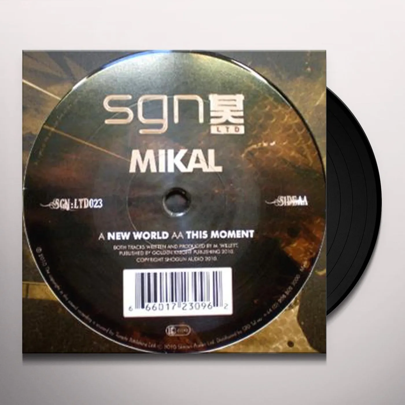 Mikal NEW WORLD/THIS MOMENT Vinyl Record