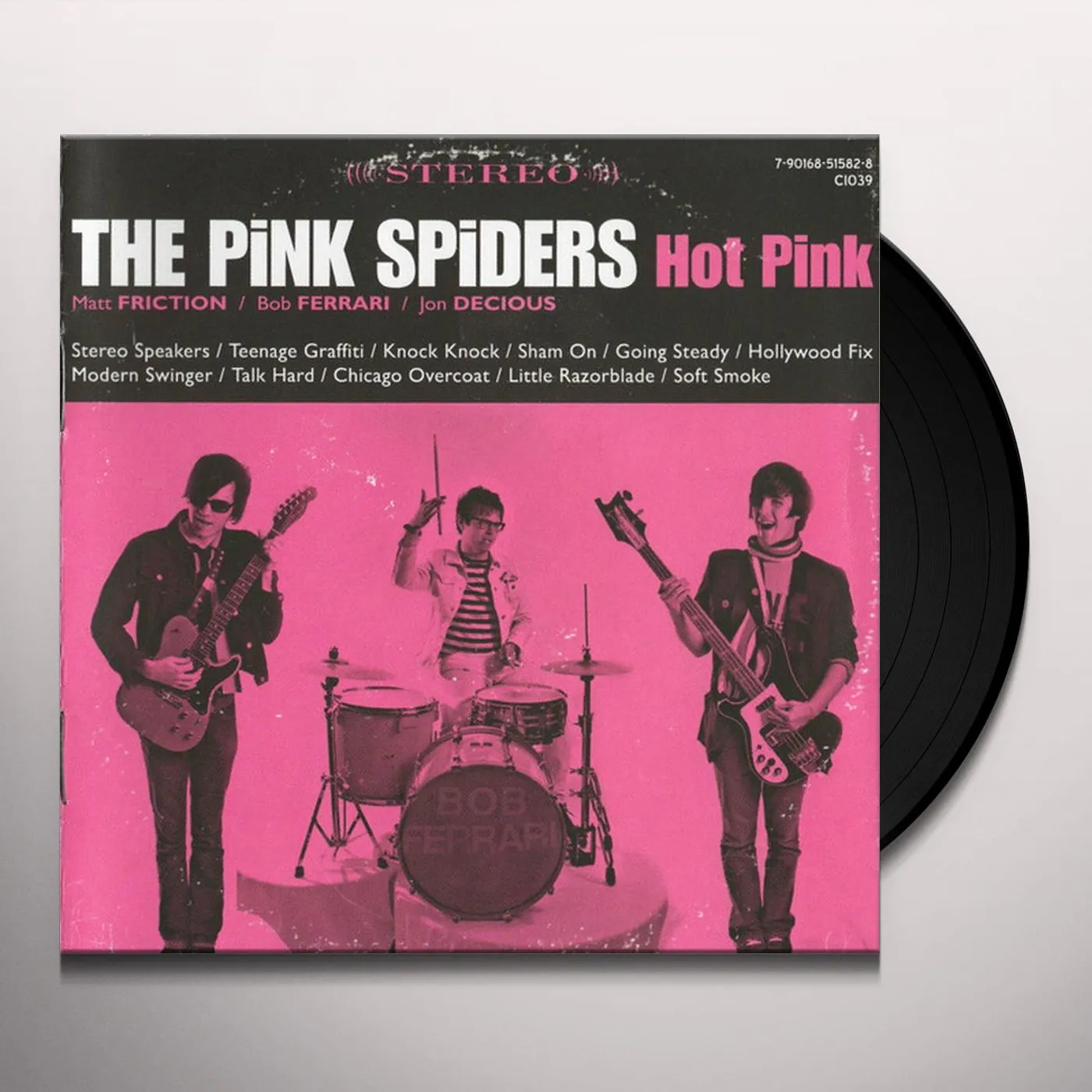 The Pink Spiders HOT PINK Vinyl Record