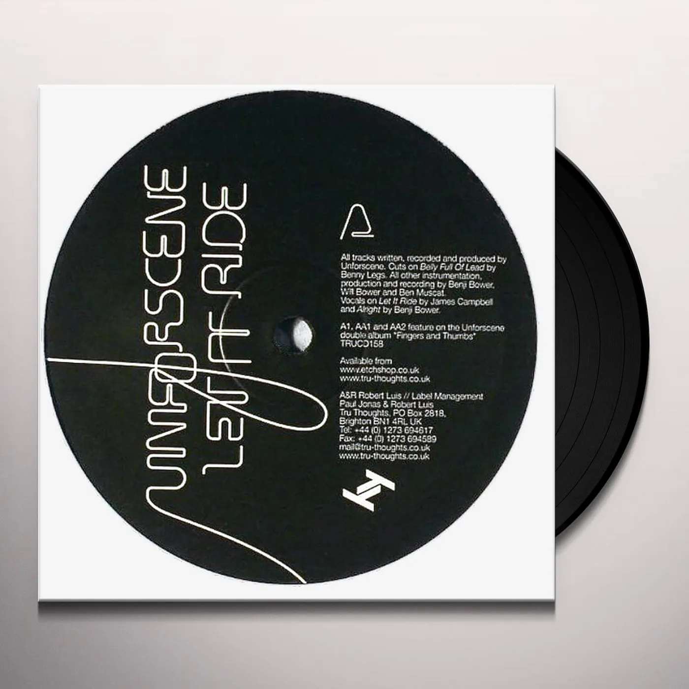 Unforscene LET IT RIDE Vinyl Record