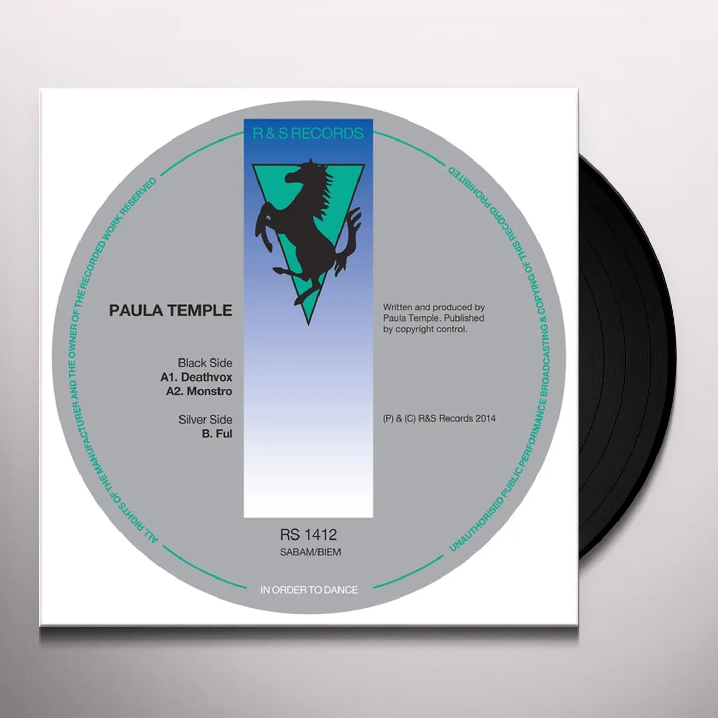 Paula Temple Colonized Vinyl Record
