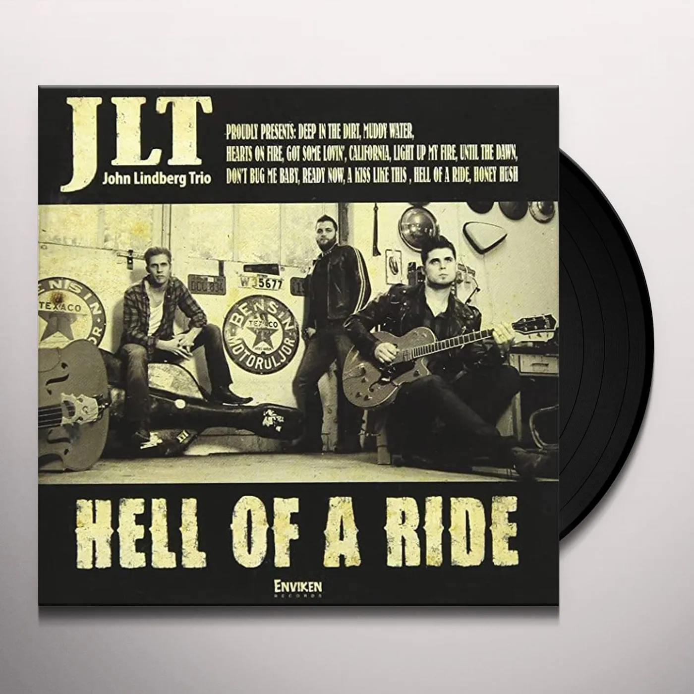 Jlt (John Lindberg Trio) HELL OF A RIDE-LP Vinyl Record - Sweden Release