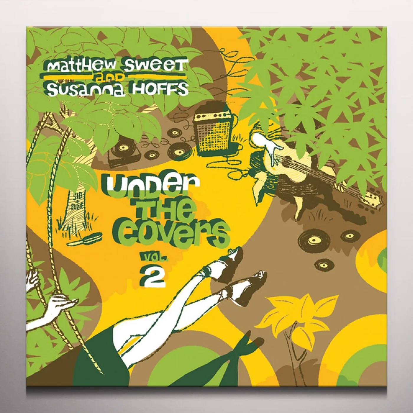 Matthew Sweet UNDER THE COVERS 2 Vinyl Record - Colored Vinyl, Yellow Vinyl, UK Release