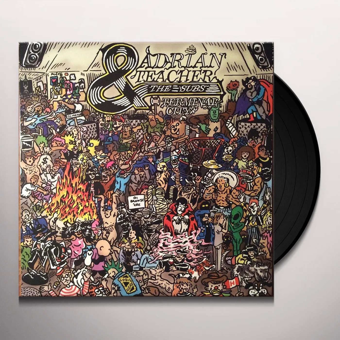 Adrian Teacher and the Subs TERMINAL CITY Vinyl Record