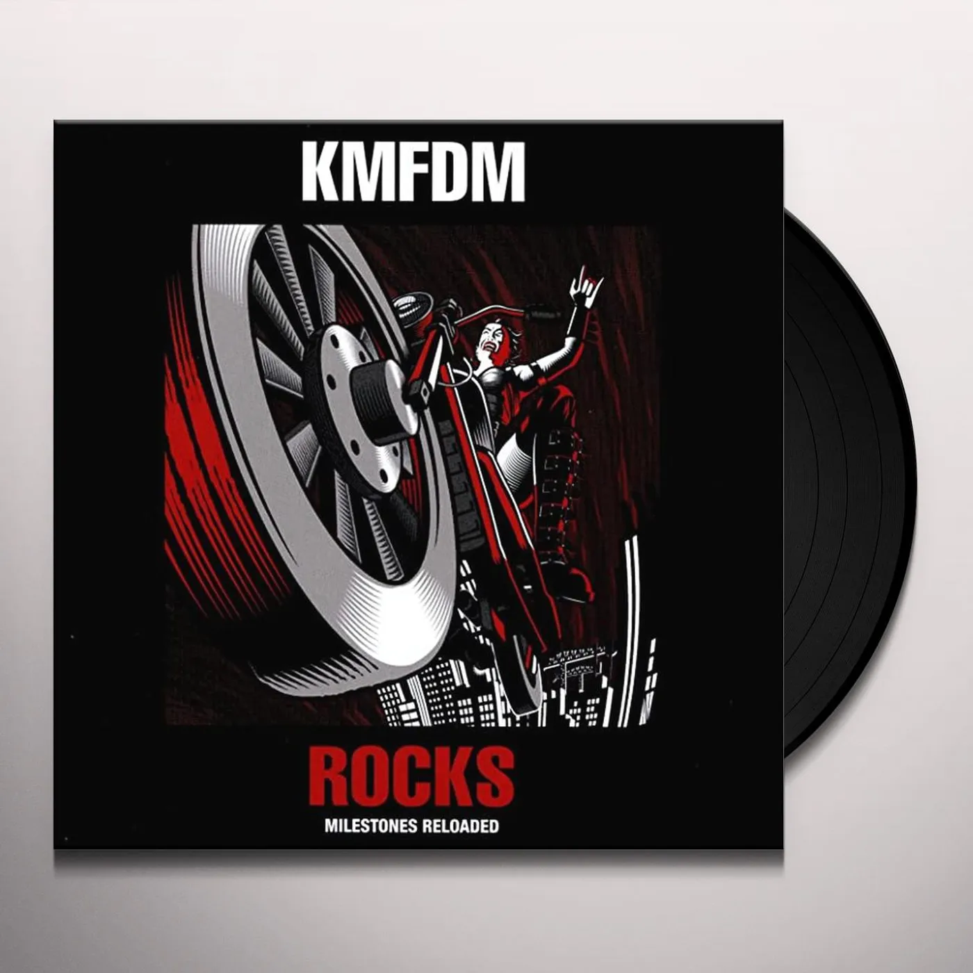 KMFDM ROCKS - MILESTONES RELOADED Vinyl Record - UK Release