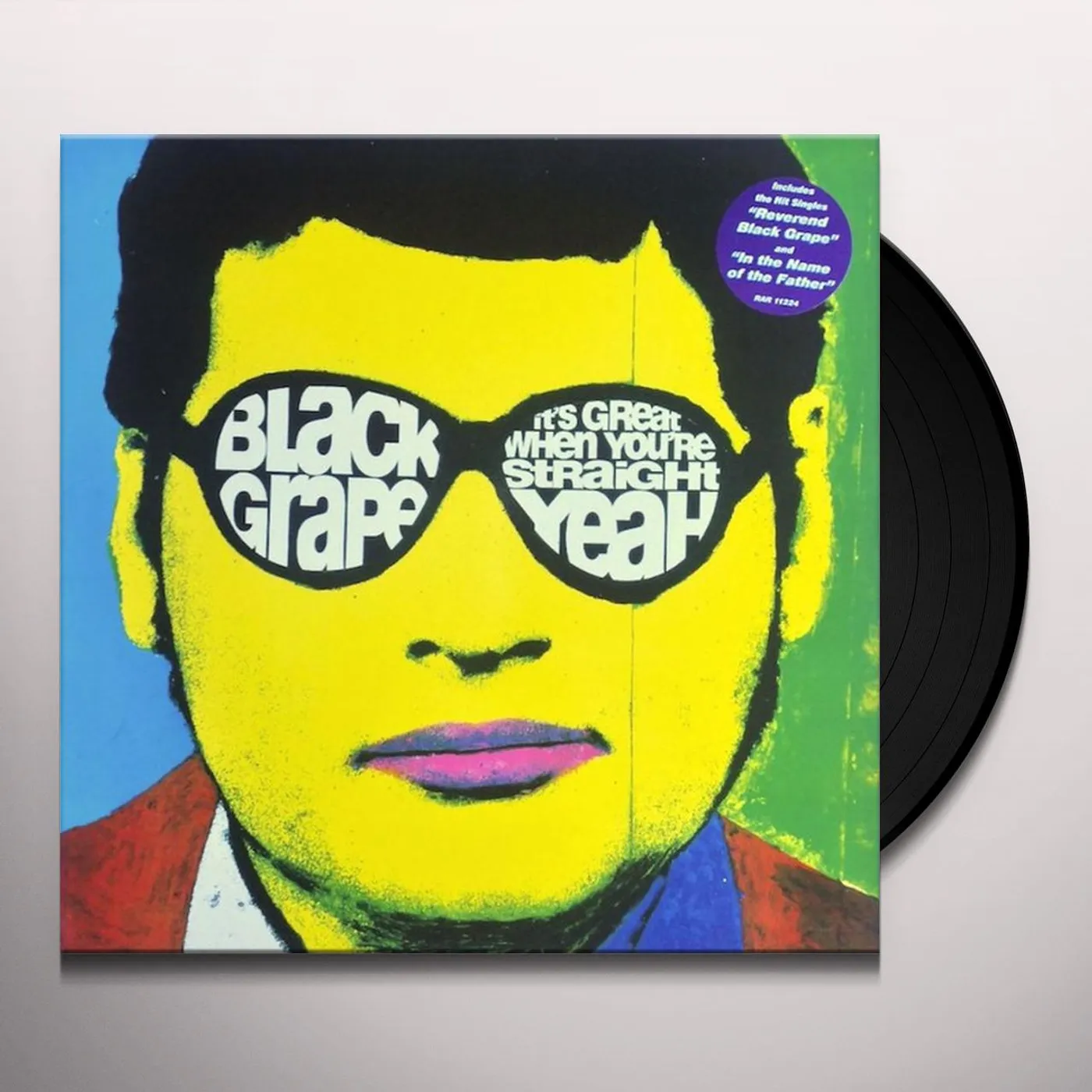 Black Grape IT'S GREAT WHEN YOU'RE STRAIGHT Vinyl Record - UK Release