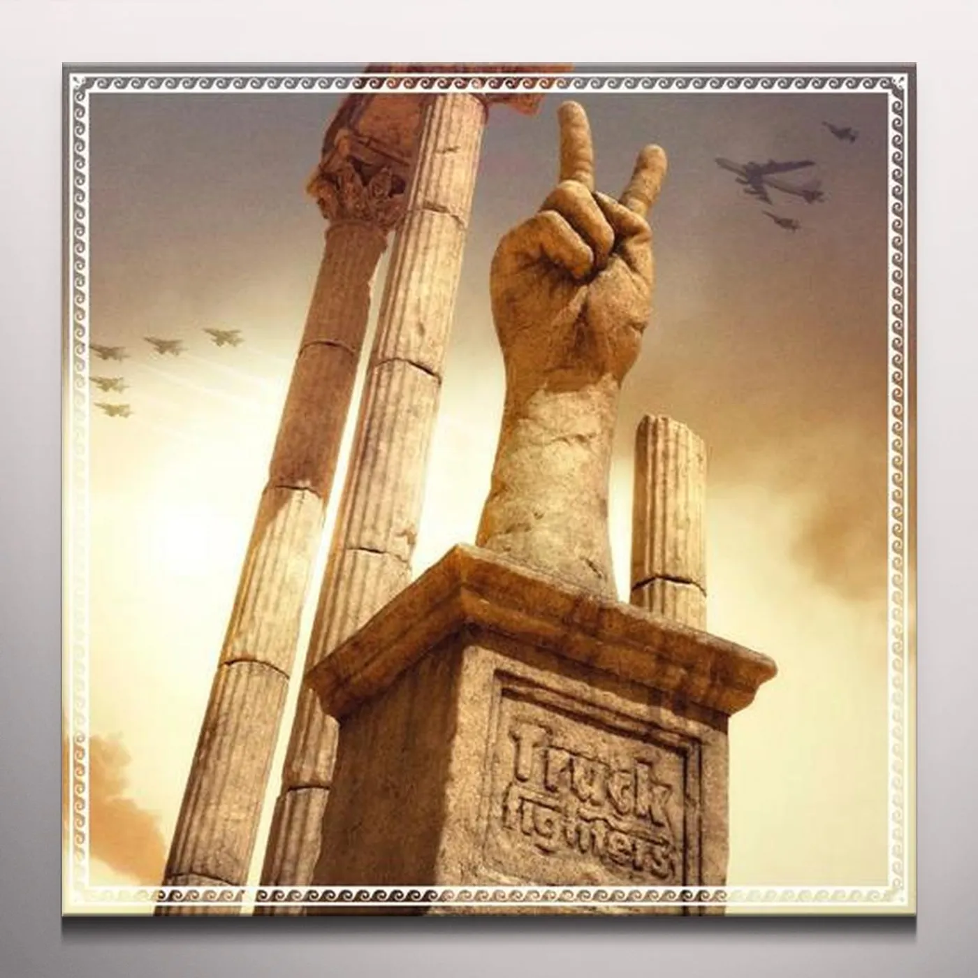 Truckfighters V.      (GER) Vinyl Record - w/CD, Colored Vinyl, Gatefold Sleeve, White Vinyl, Poster