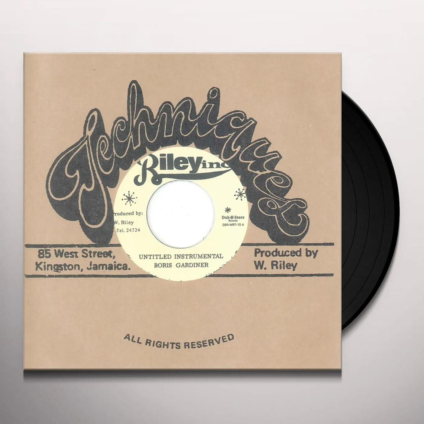 Boris Gardiner UNTITLED INSTRUMENTAL Vinyl Record