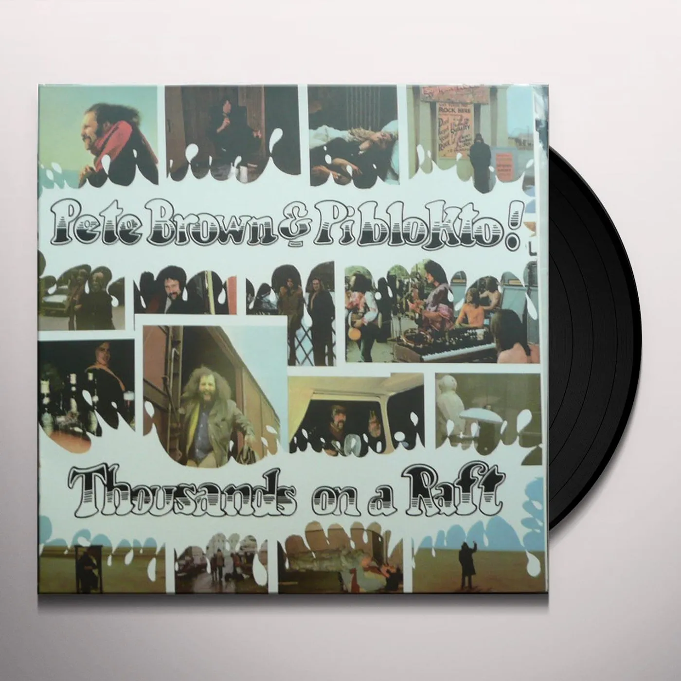 Pete Brown & Piblokto! THOUSAND ON A RAFT Vinyl Record - Italy Release