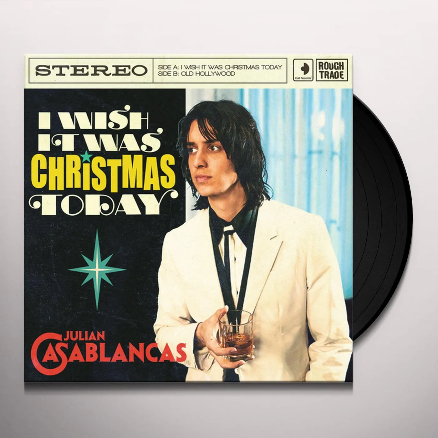 Julian Casablancas I WISH IT WAS CHRISTMAS TODAY Vinyl Record - UK Release