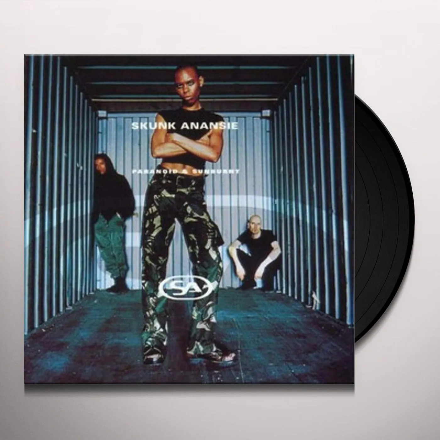 Skunk Anansie PARANOID & SUNBURNT (BLACK & WHITE VINYL) Vinyl Record