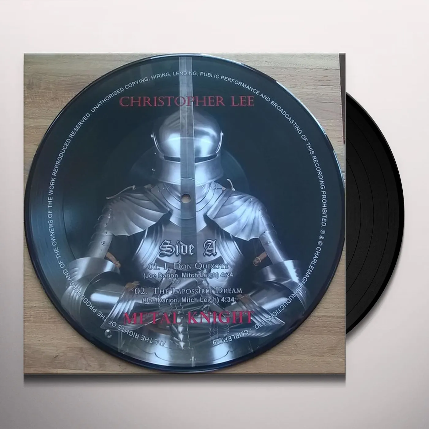 Christopher Lee METAL KNIGHT Vinyl Record