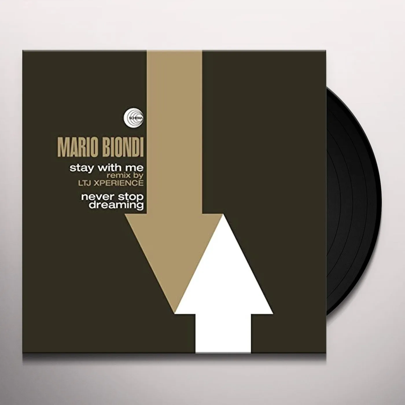 Mario Biondi STAY WITH ME (REMIX BY LTJ XPERIENCE) / NEVER STOP Vinyl Record