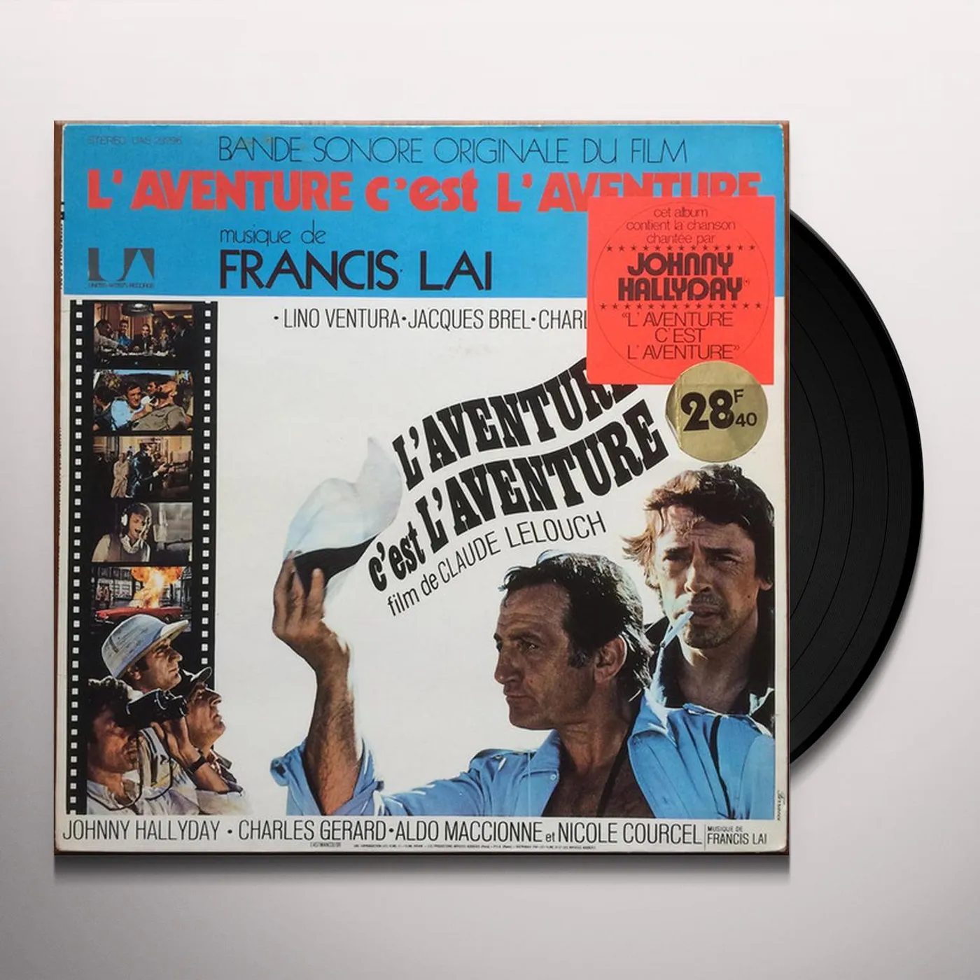 Francis Lai L'AVENTURE C'EST AVENTURE / O.S.T. Vinyl Record