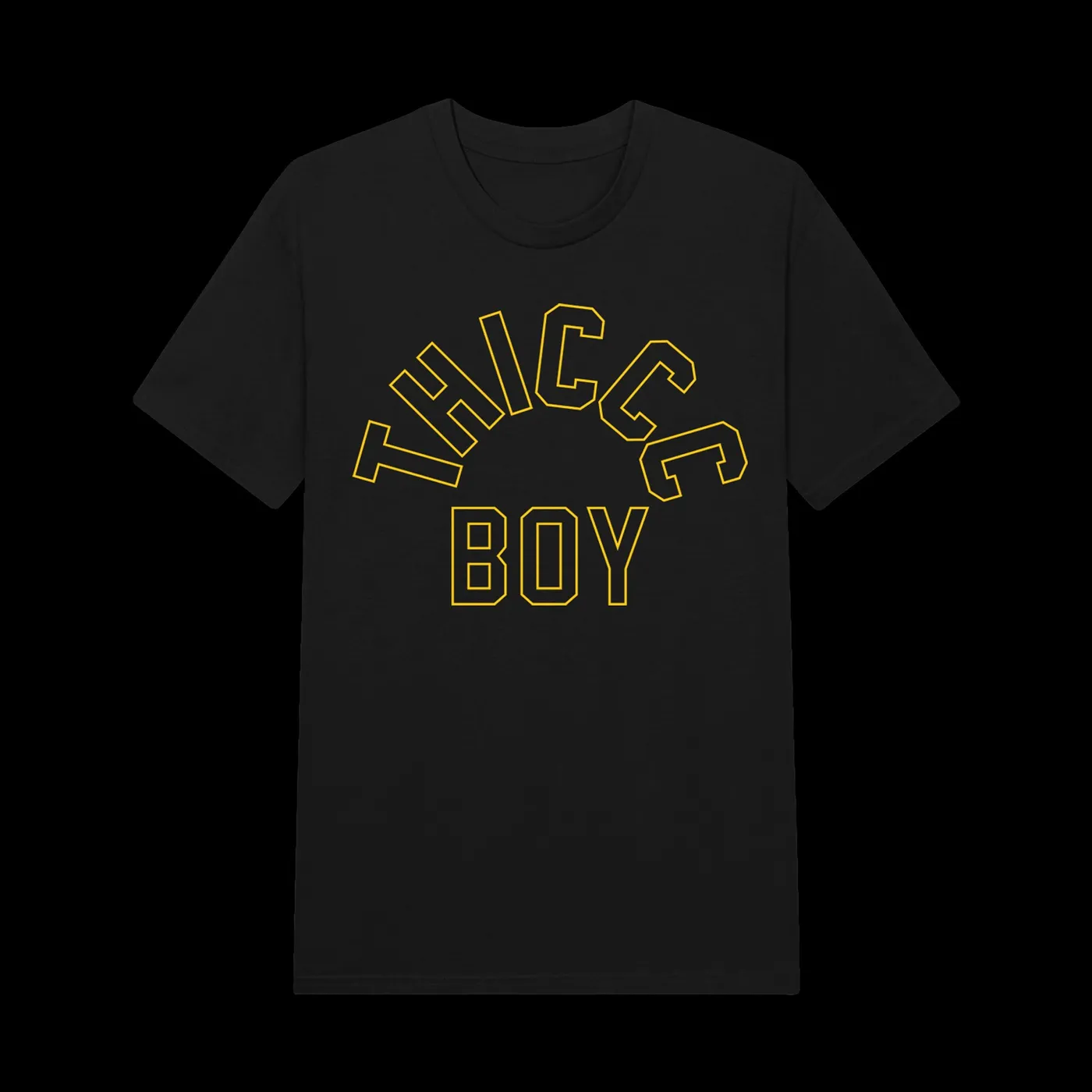 Brendan Schaub Thiccc Boy Varsity Black Tee