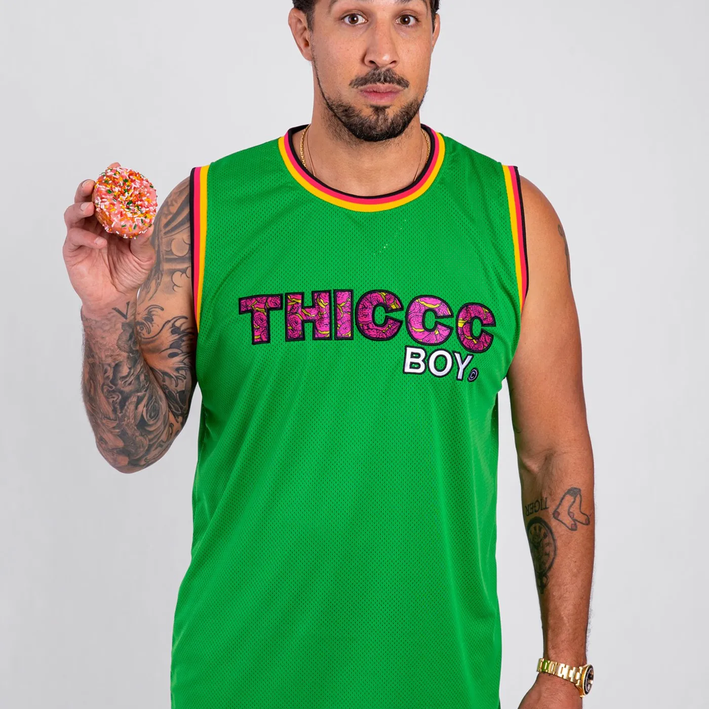 Brendan Schaub Donut Basketball Jersey