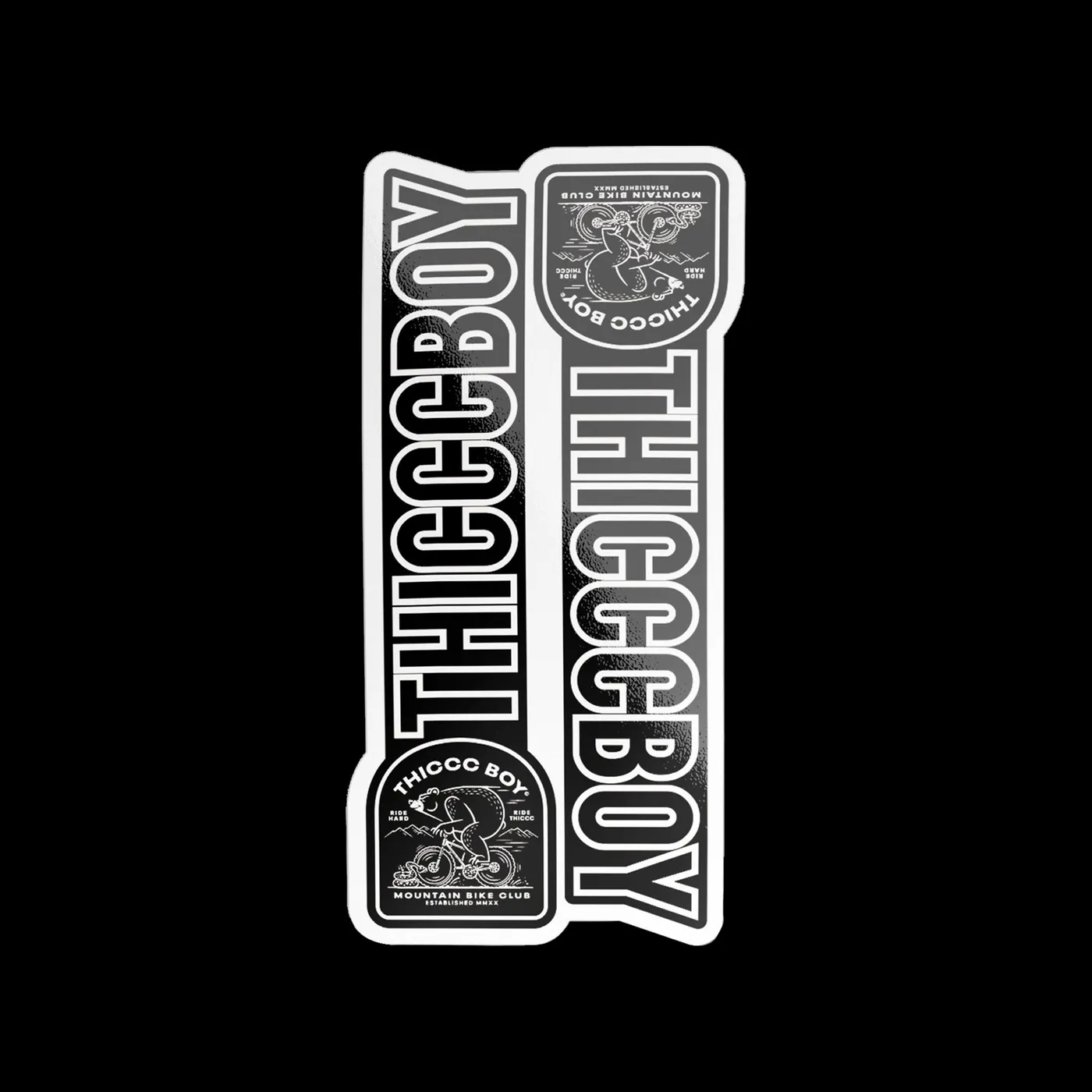 Brendan Schaub Thiccc Boy Bike Club Bike Decal