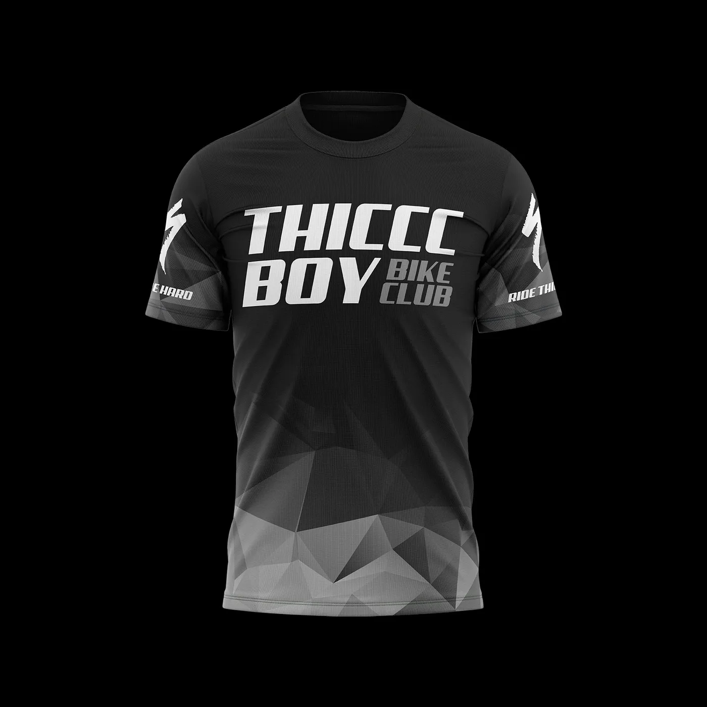 Brendan Schaub Thiccc Boy x Specialized Short Sleeve Grey Jersey