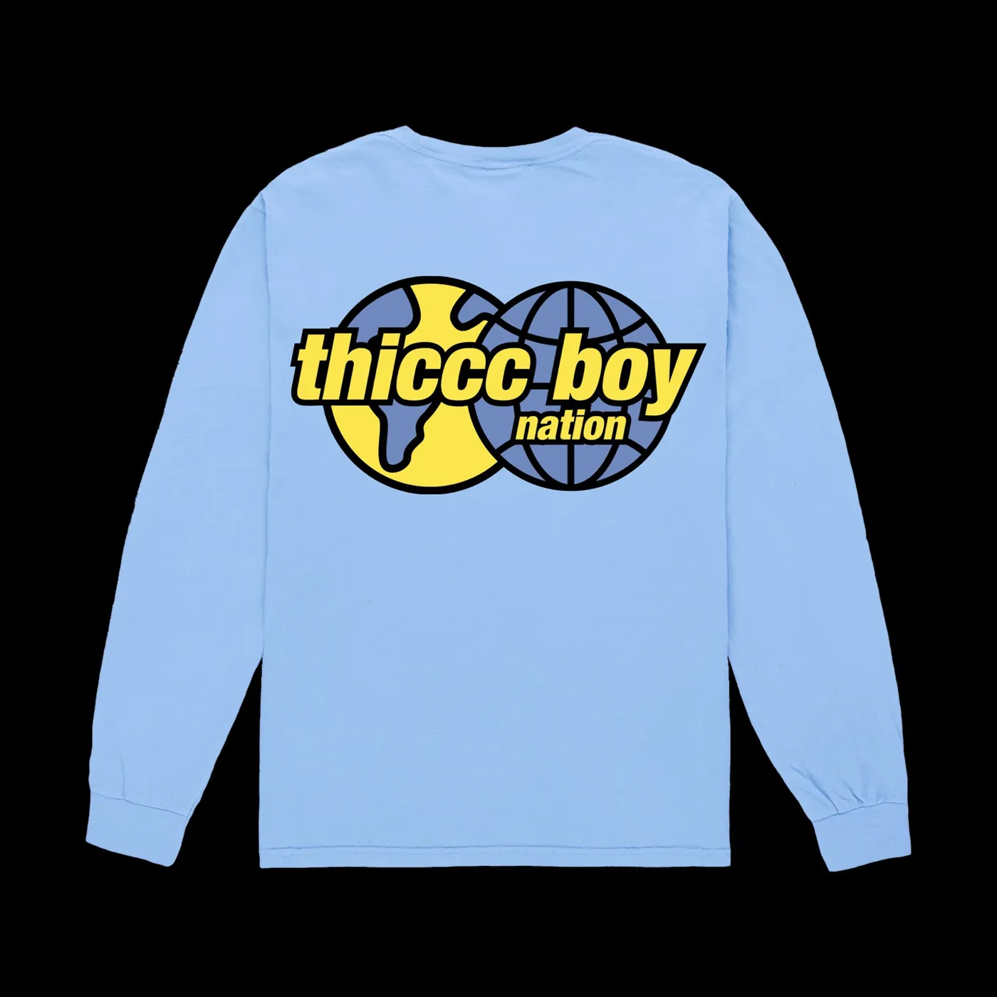 Brendan Schaub Globe Light Blue Long Sleeve