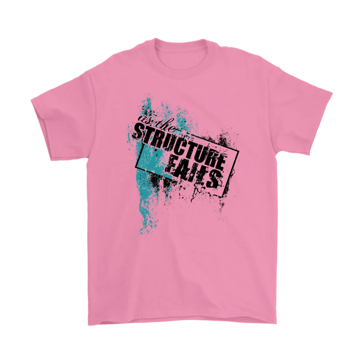 As The Structure Fails Men's Splatter Tee