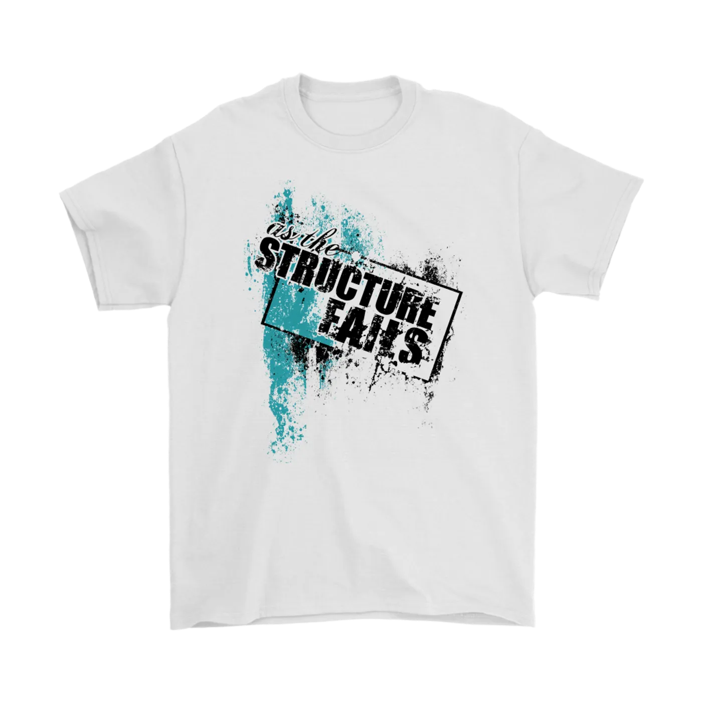 As The Structure Fails Men's Splatter Tee