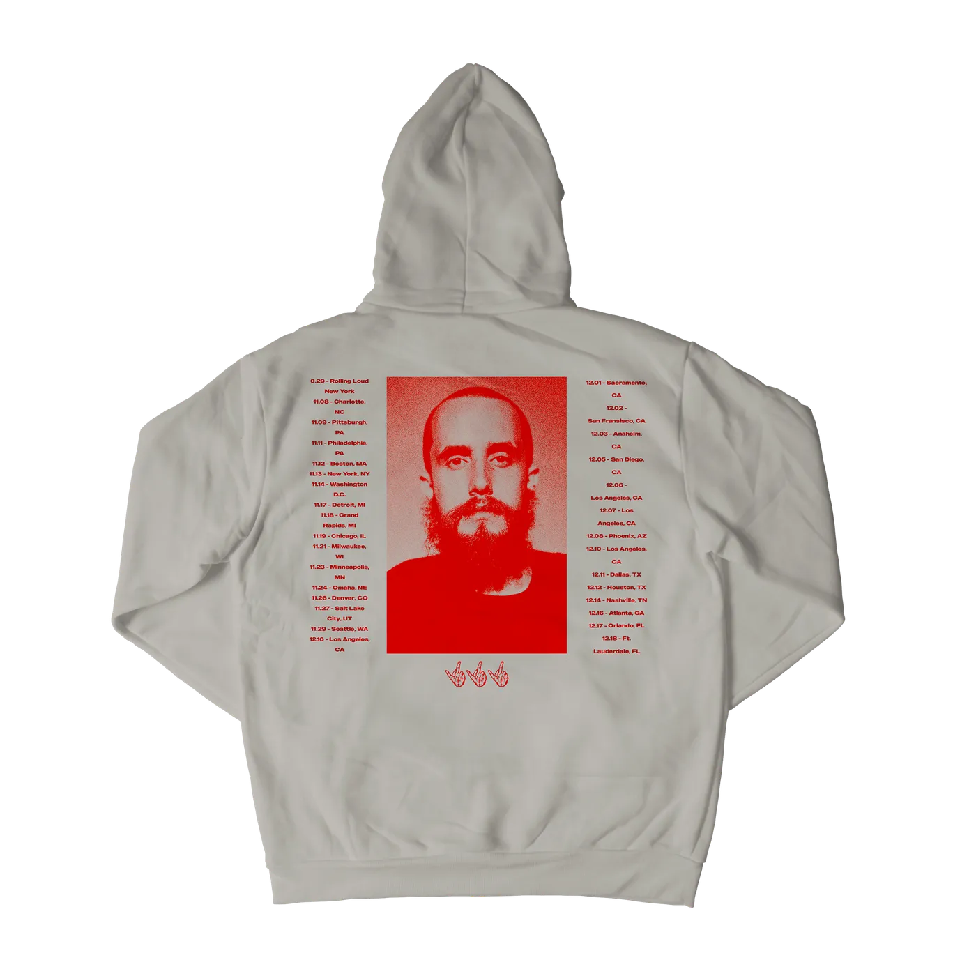 Pouya BWNTAW Tour Hoodie – Sand