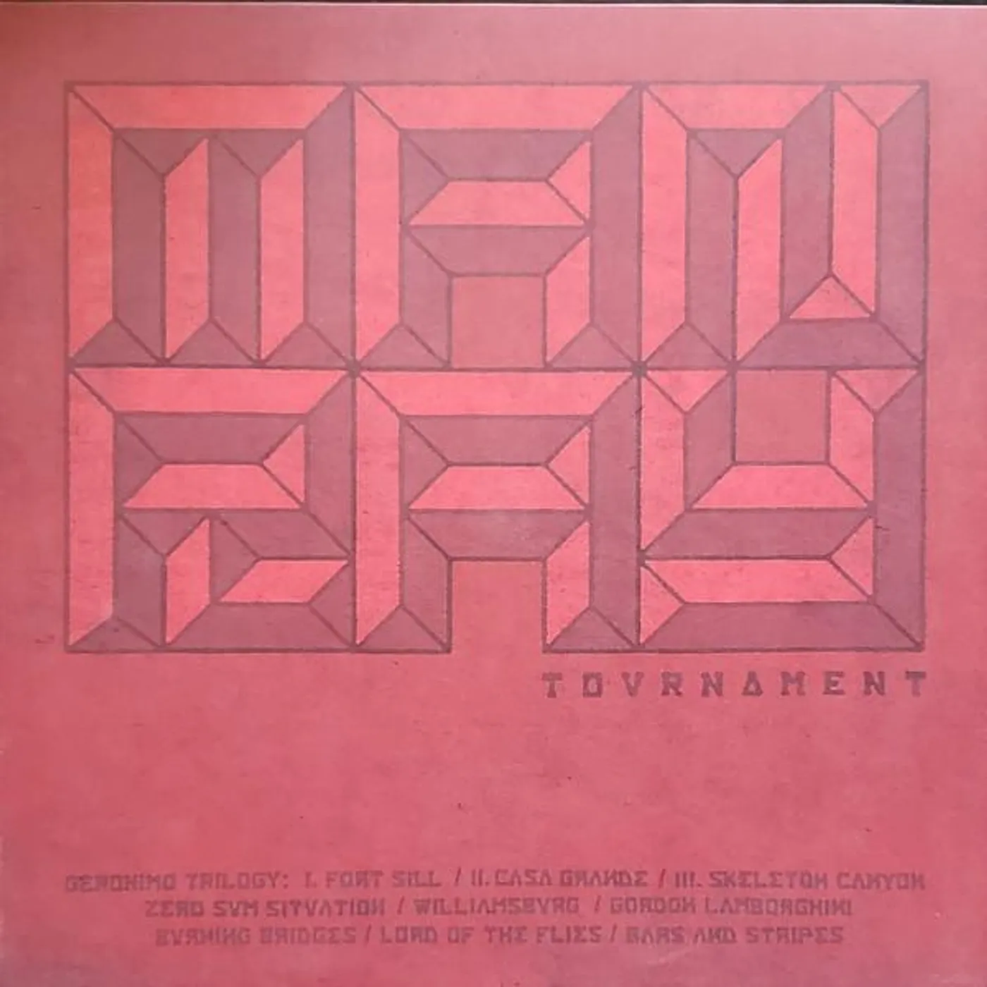 Manray ‎– Tournament LP (Vinyl)