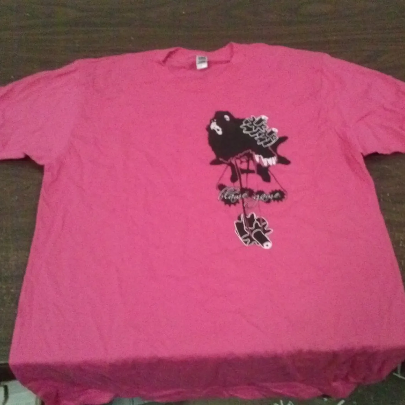 Blame Game - Pink - X Large Womens T-Shirt