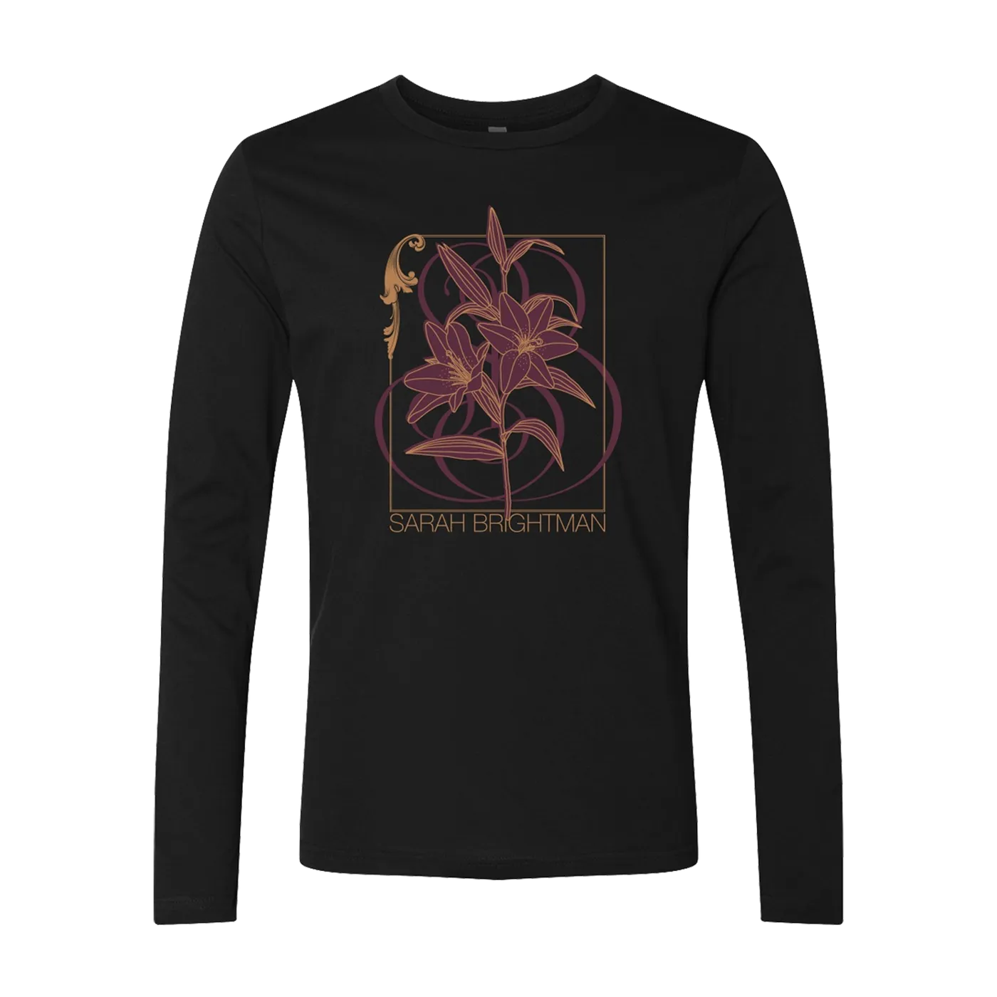 NEW: LTD EDITION COLLECTORS’ TEE #2 : Sarah Brightman Onyx Long Sleeve Crewneck