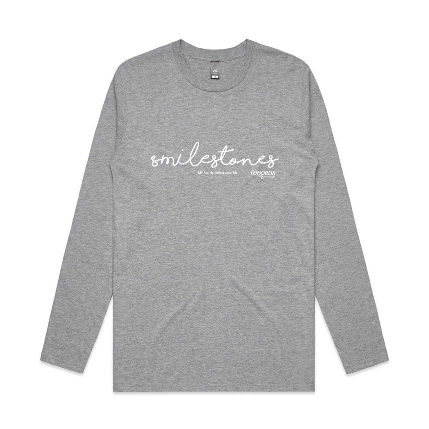 Too Peas In A Podcast Smilestones Adult (Unisex) Long Sleeve