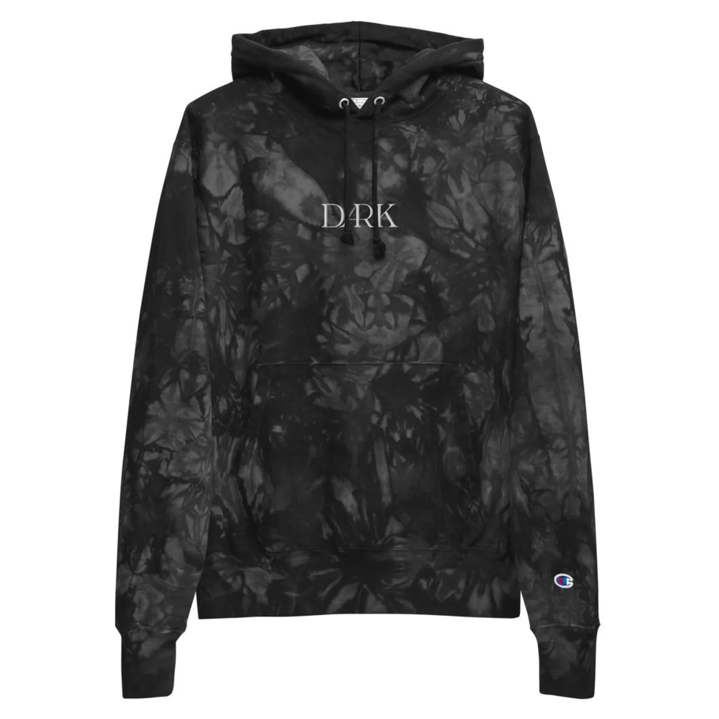 Di WAV DARK - Unisex Champion tie-dye hoodie