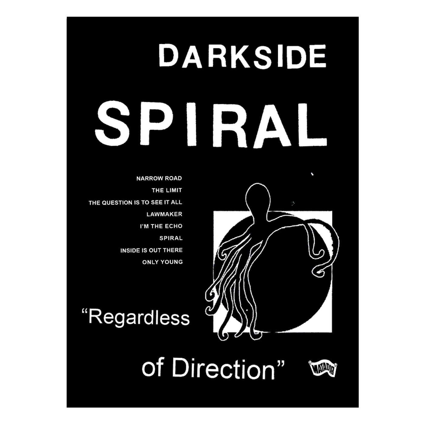 DARKSIDE Regardless of Direction BLACK Poster
