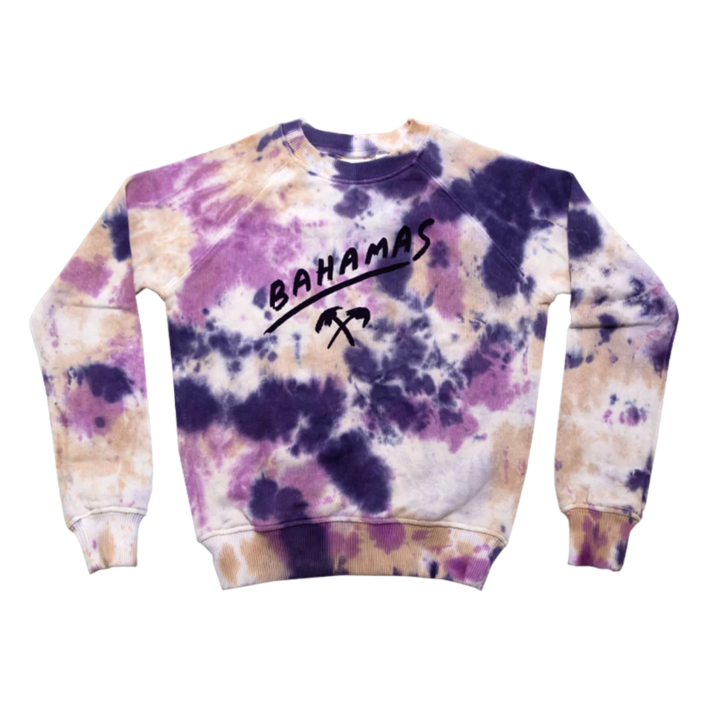 Bahamas x Jungmaven Tahoe Youth Tie Dye Raglan Crewneck