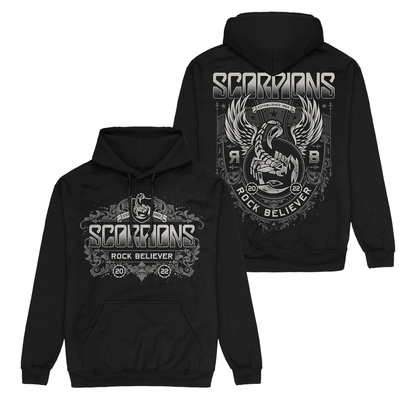 Scorpions Rock Believer Ornaments Hoodie