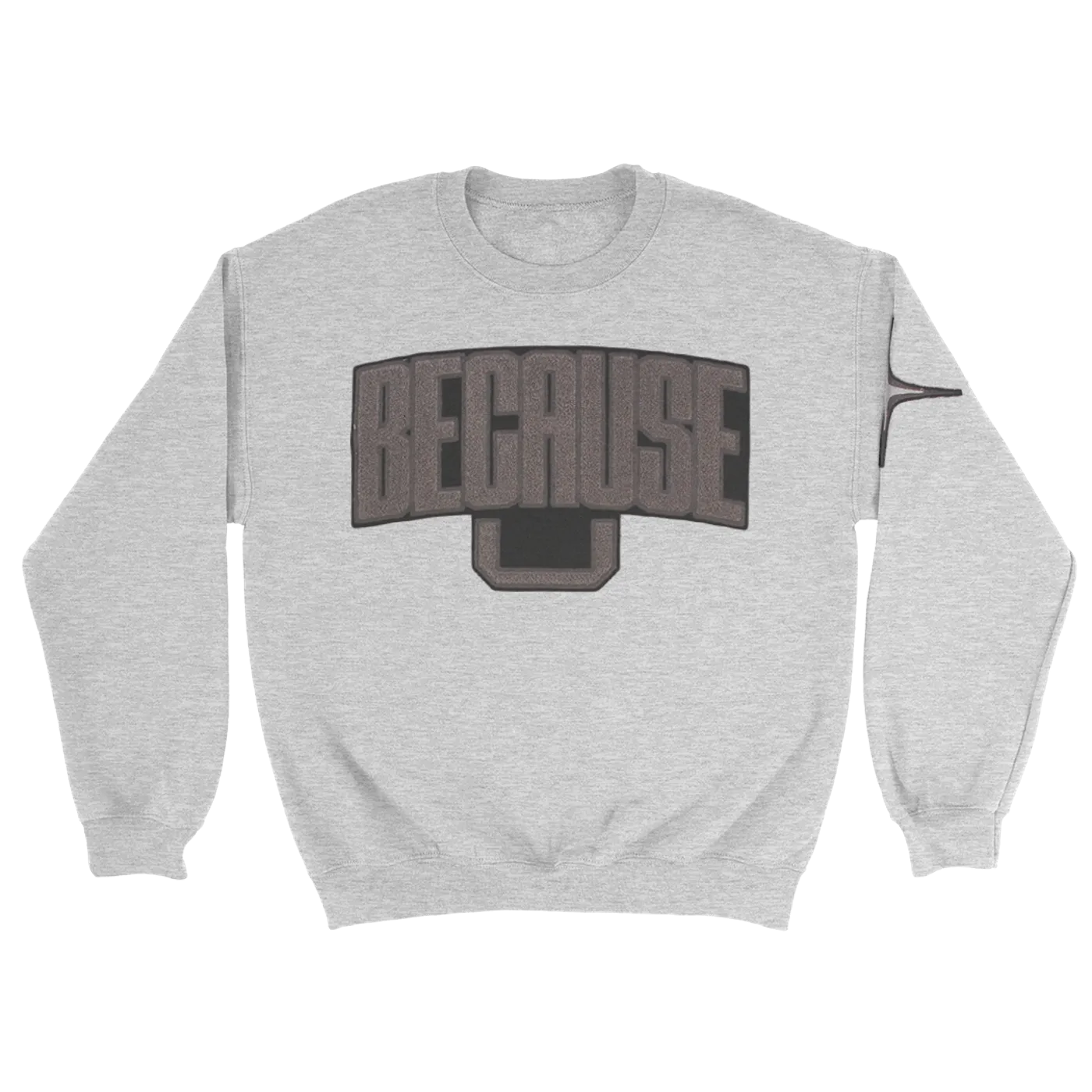 RL Grime Because U Chenille Embroidered Crew