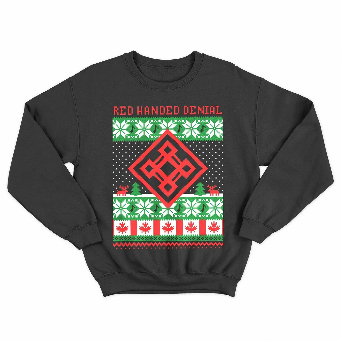 Red Handed Denial Christmas Sweater