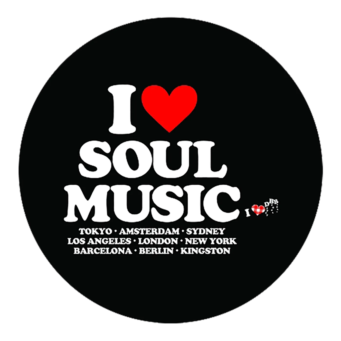 I Love Dirty Break Beats I Love Soul Music Slipmat - 1 Pair