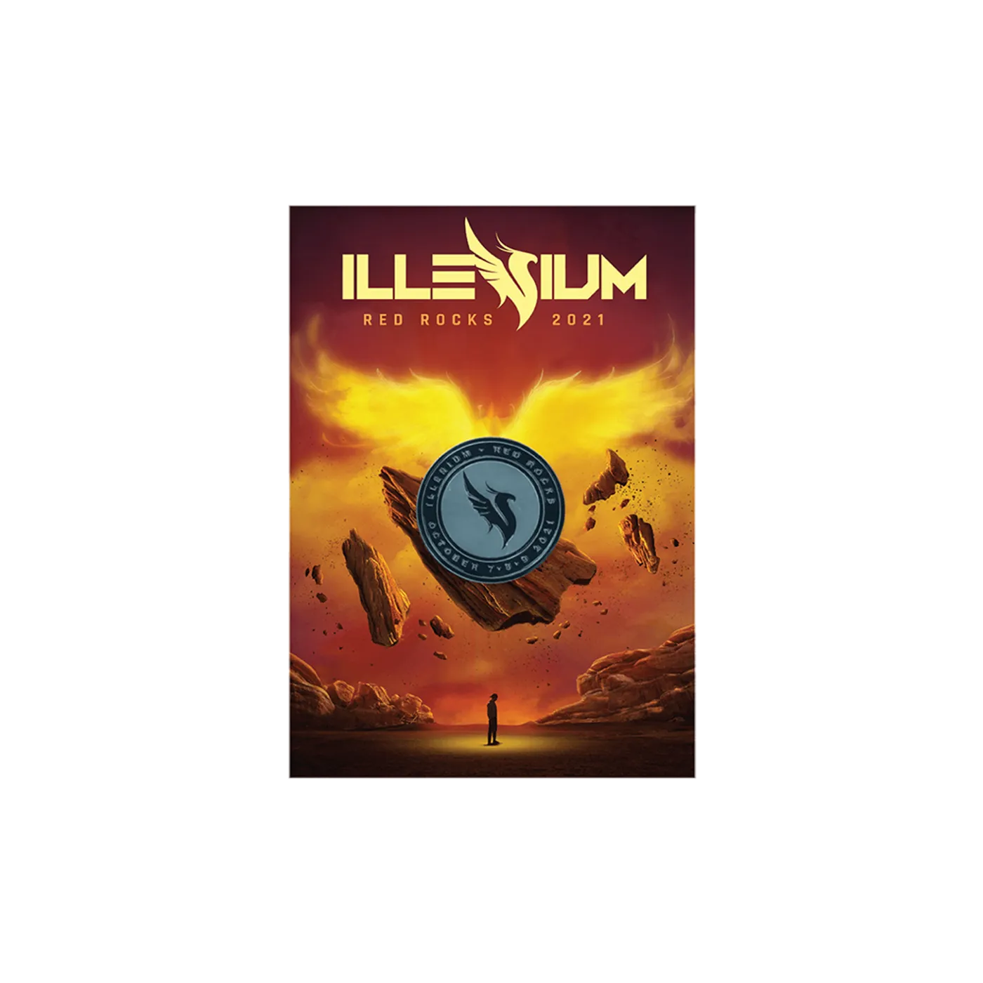 ILLENIUM Red Rocks 2021 Ltd Pin