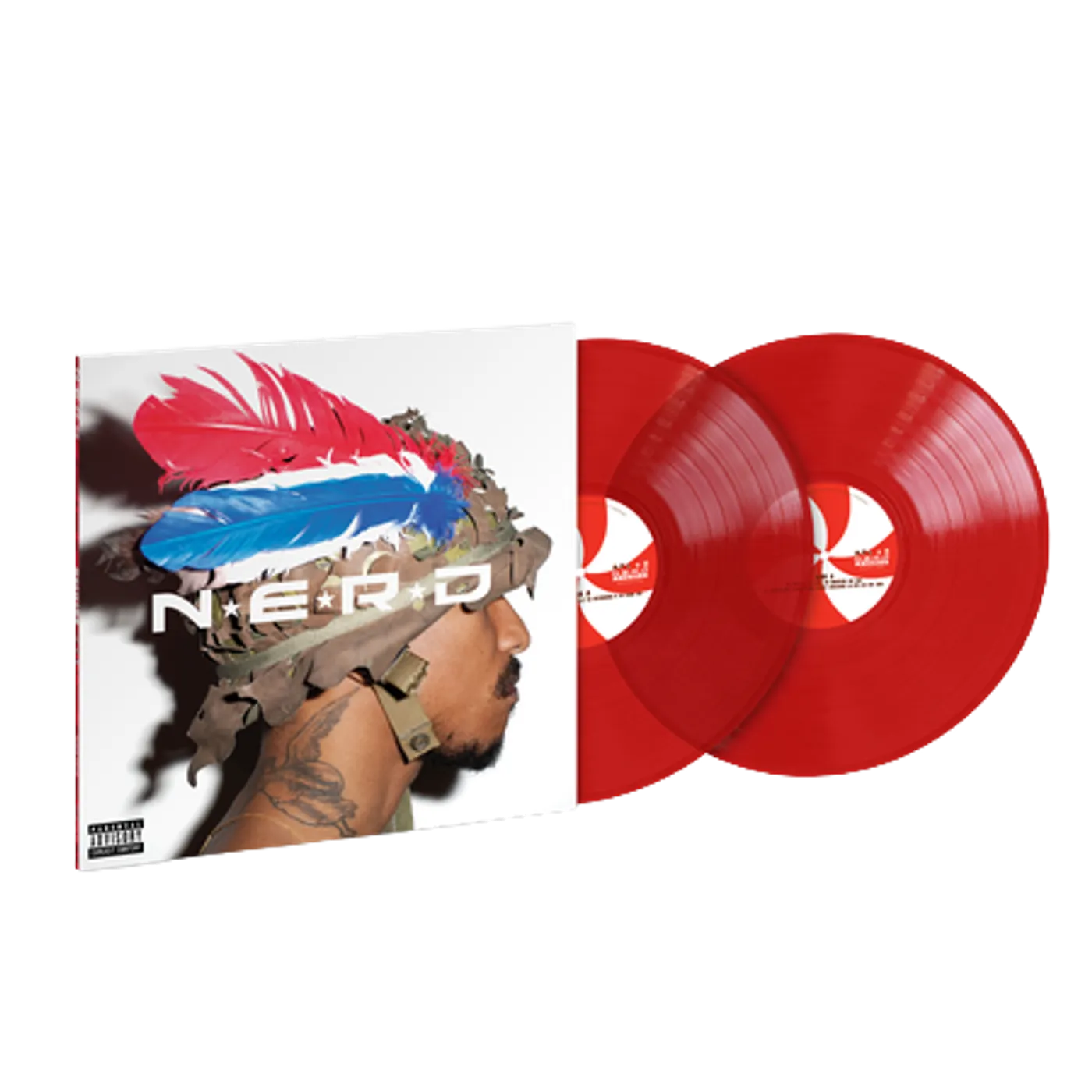 N.E.R.D Nothing Translucent Red 2LP
